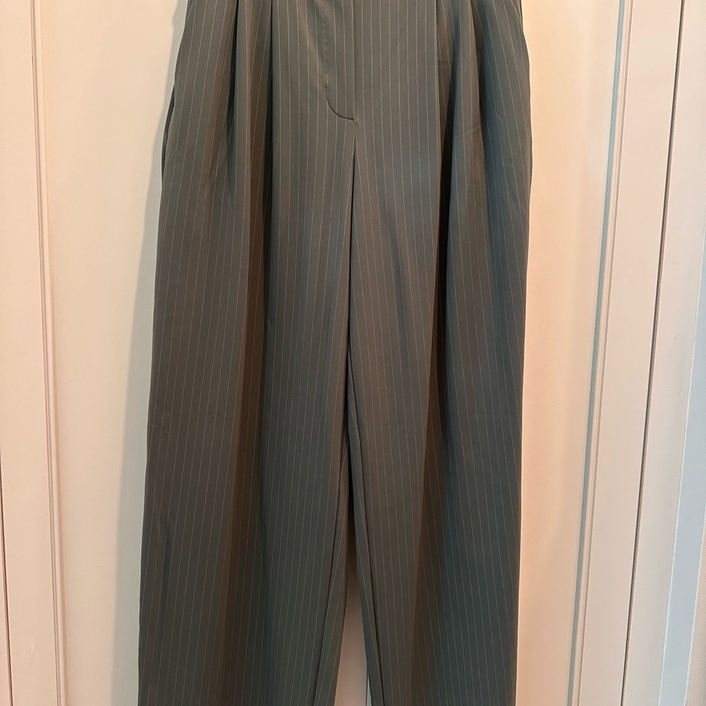 lululemon athletica womens Charcoal Pinstripe Pants